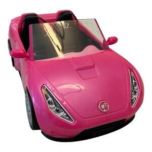 2016 Barbie Pink Glitter Convertible Mattel